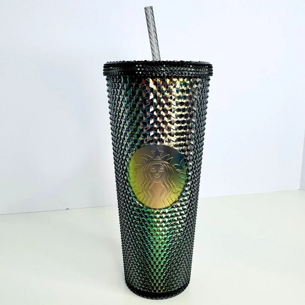Starbucks Fall 2020 Black Iridescent Studded 24oz Tumbler Unicorn‎